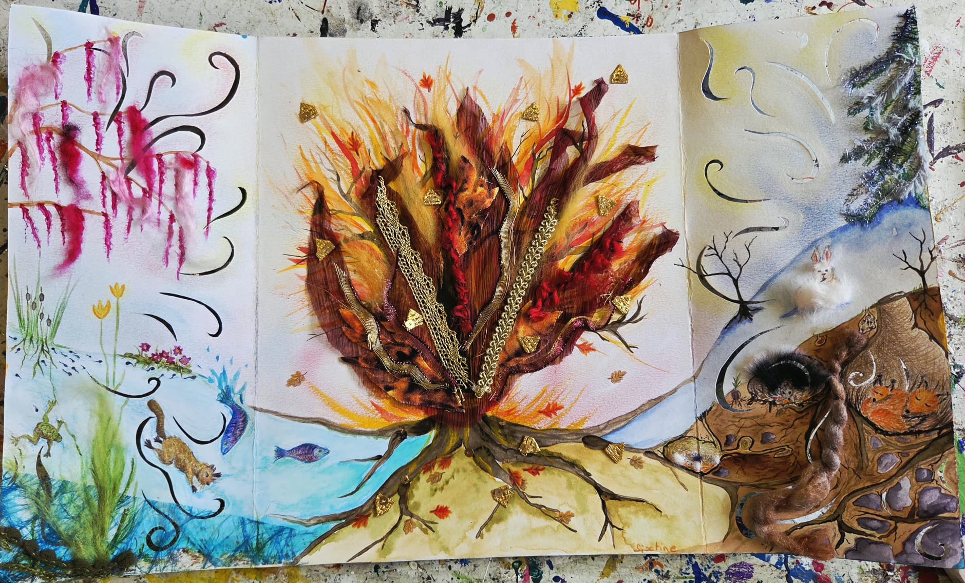 Peinture de Sixtine Jamin-Huguenot