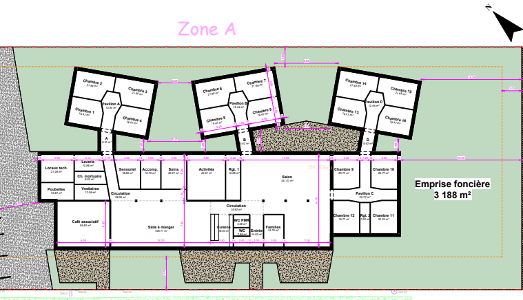 Espaces de vie du projet