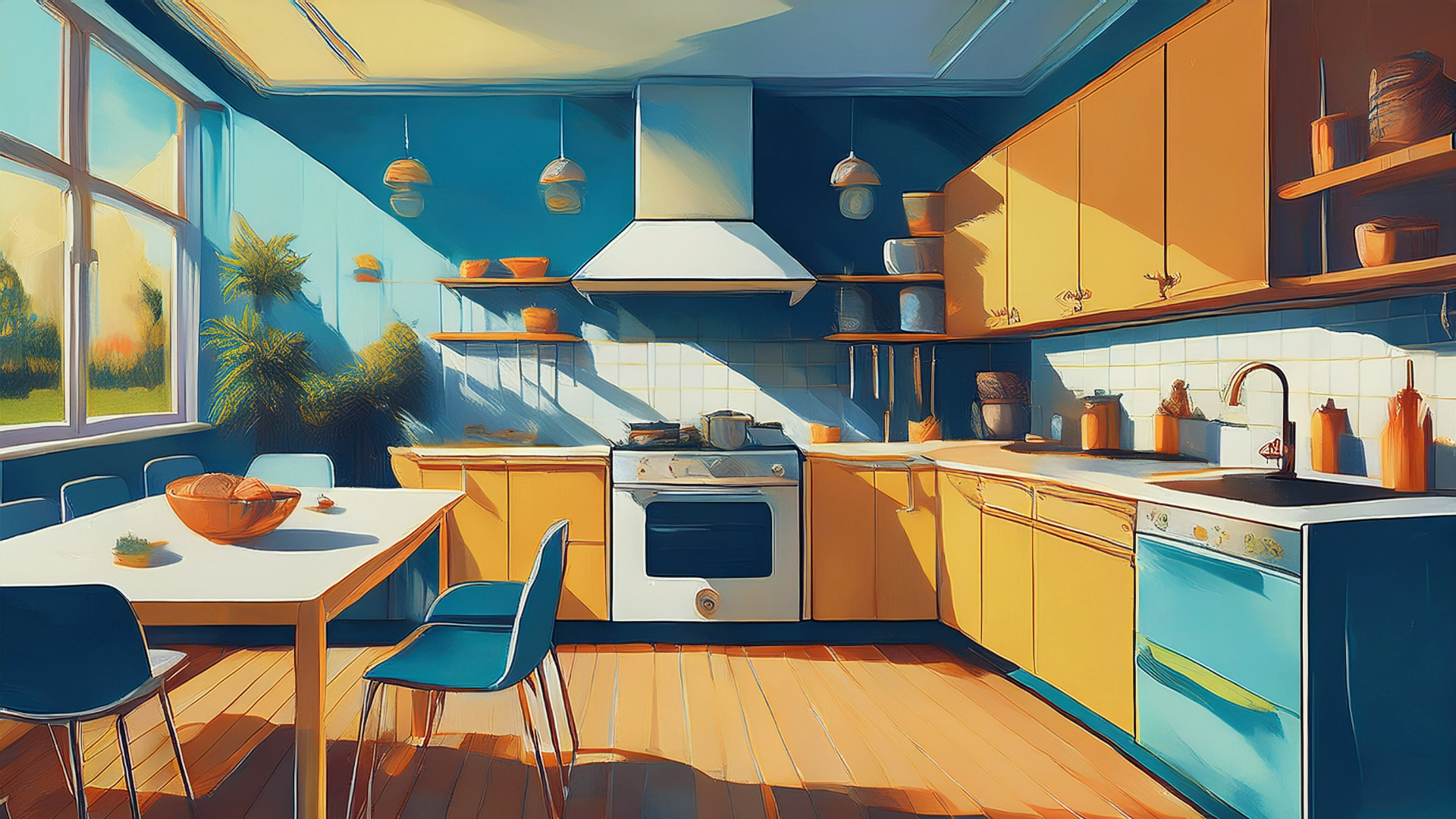 Cuisine équipée moderne accessible aux résidents
